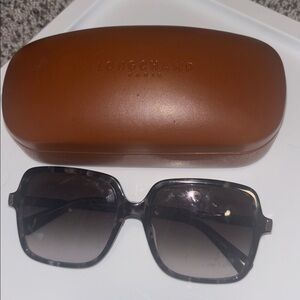 Longchamp sunglasses Black Havana Tortoise Shell